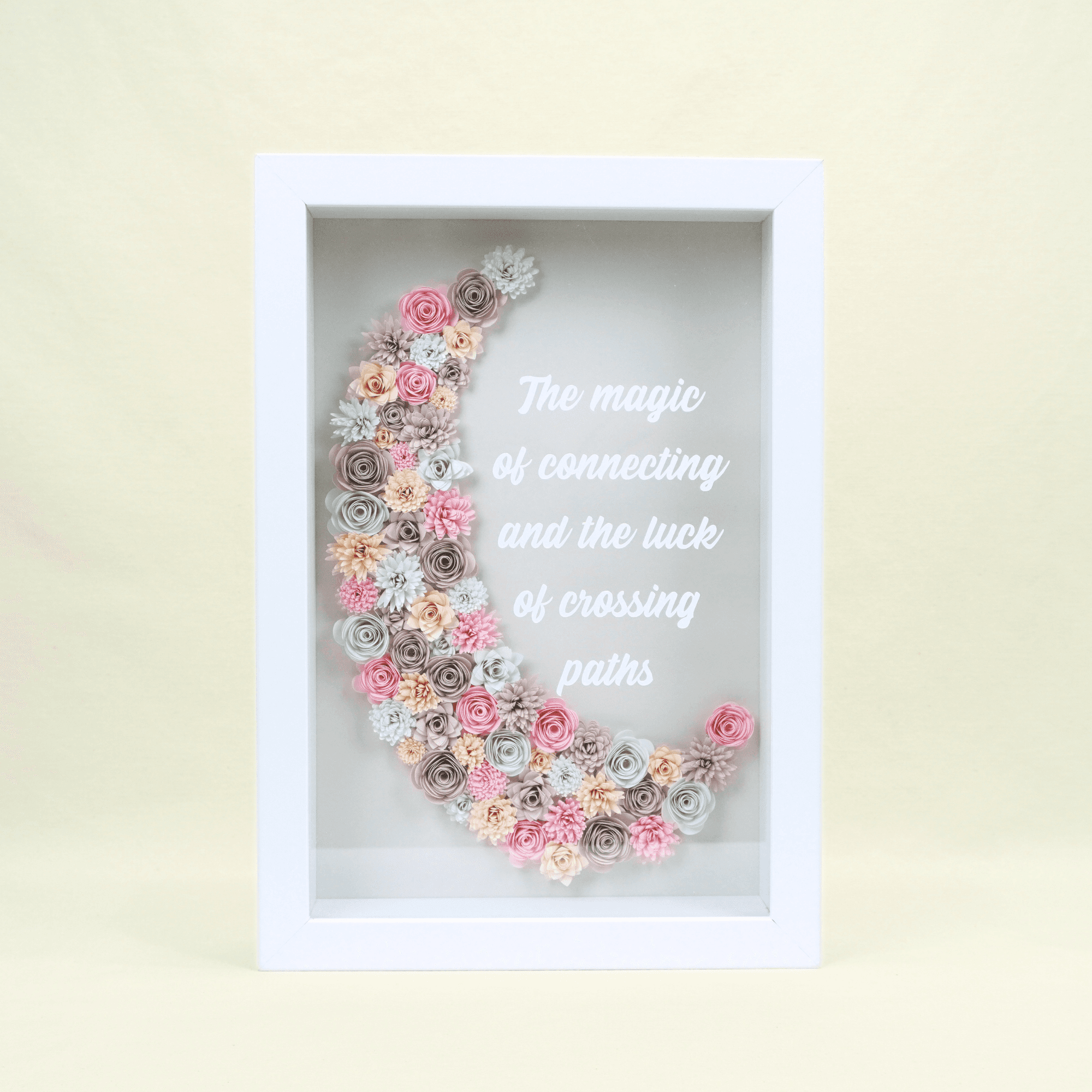 cuadro personalizado, flores,luna,regalo personalizado